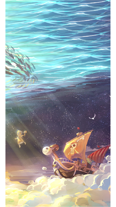 Going Merry (One Piece) Phone Wallpapers